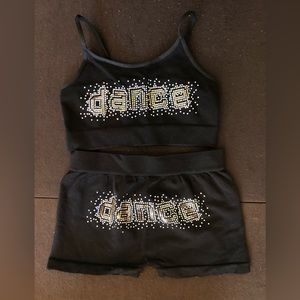 Girls two piece dance set